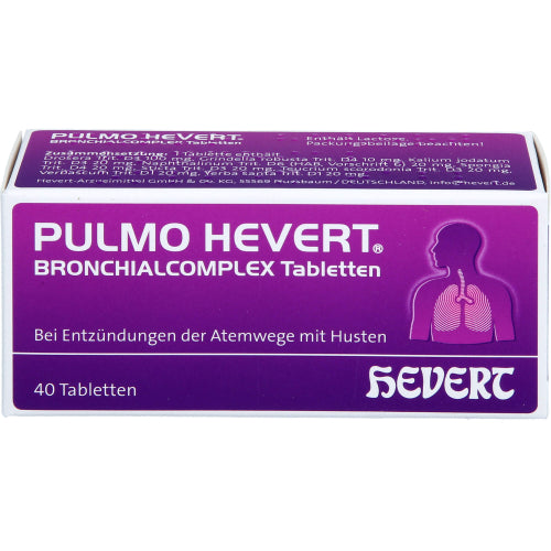 Pulmo Hevert Bronchialcomp (40 stk.)