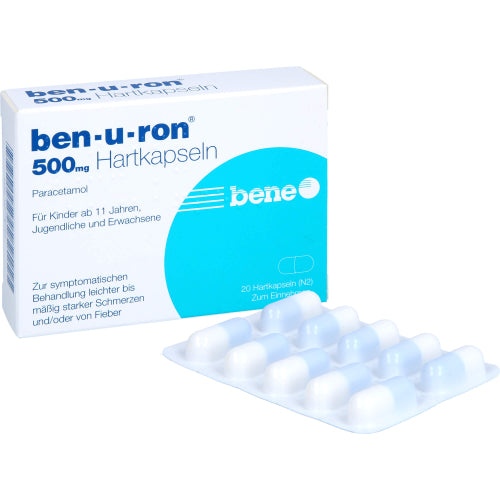 BEN-U-RON 500mg Kaps (20 stk.)