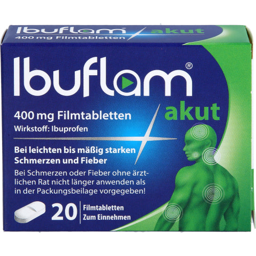 Ibuflam Akut 400 mg filmovertrukne tabletter (20 stk.)