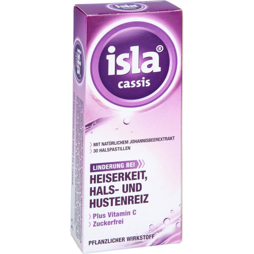 Isla Cassis Pastillen (30 Stk.)