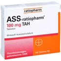 ASS Ratiopharm 100 mg TAH (100 stk.)