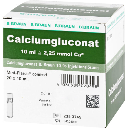Calciumglucosid 10% Injektion (20X10 ml)