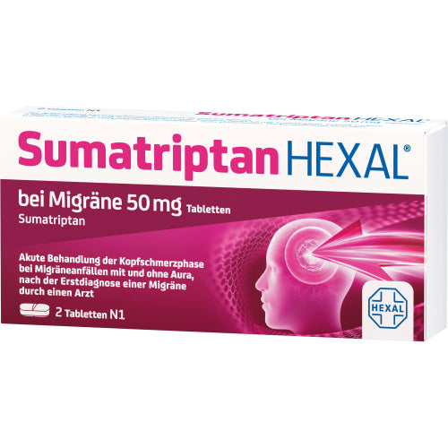 Sumatriptan Hexal Migræne (2 stk.)