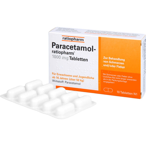 Paracetamol Ratio 1000mg (10 stk.)