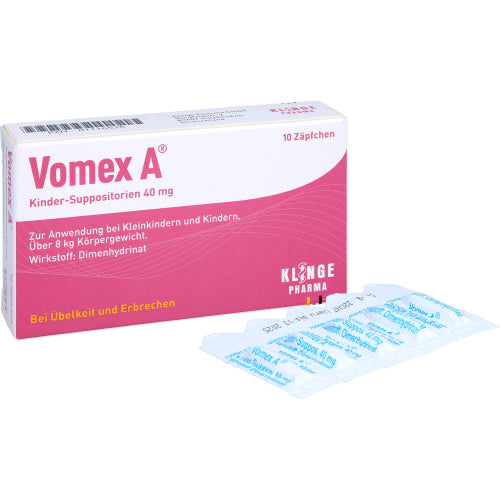 Vomex A Børne Suppo. 40 mg (10 stk.)