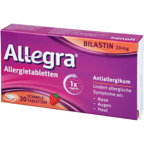 Allegra Allergisænkning 20mg (20 stk.)