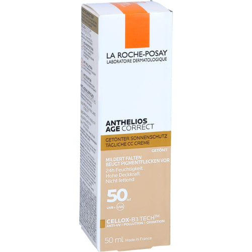 Roche Posay Anthelios Age Correct Getönte Creme LSF 50 (50 ml)