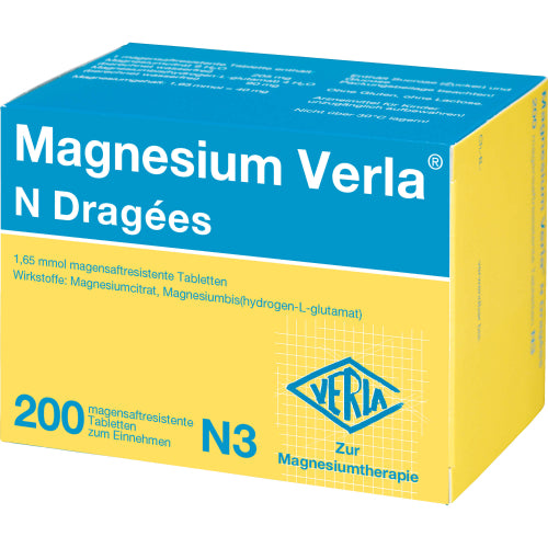 Magnesium Verla N Dragees (200 St.)