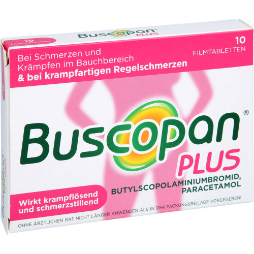 Buscopan Plus 10/500mg FTA (10 stk.)