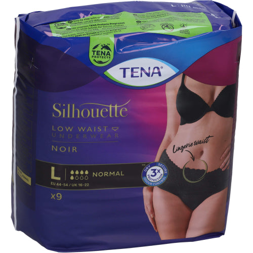 Tena Silhouette Normal Noir L Inkontinenz Pants (9 Stück)