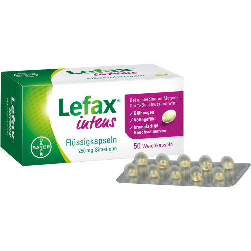 Lefax Intens Flüssigkapseln 250mg Simeticon (50 St.)