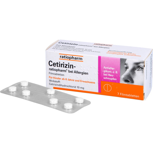 Cetirizin Ratiopharm 10mg (7 stk.)