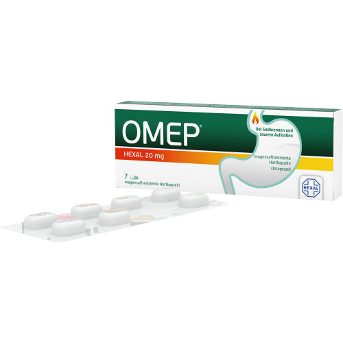 Omeprazol Hexal 20 mg magensaftresistente Kapseln (7 Stk.)