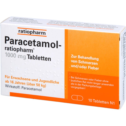 Paracetamol Ratio 1000mg (10 stk.)
