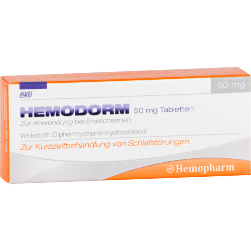 Hemodorm 50 mg Schlafmittel (20 St.)