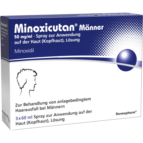 Minoxicutan Männer 50 mg/ml (3X60 ml)