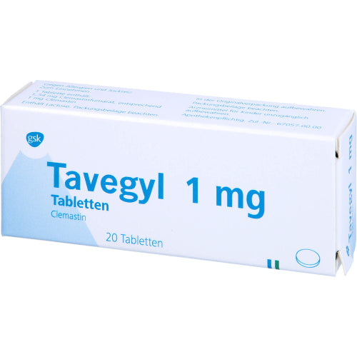 Tavegyl 1 mg tabletter (20 stk.)