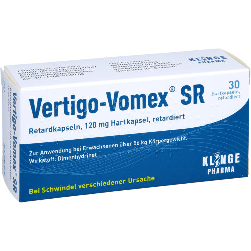 Vertigo-Vomex SR RET 120mg (30 stk.)