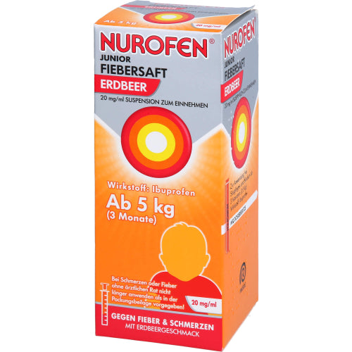 Nurofen JUN FS Jordbær 20 (100 ml)