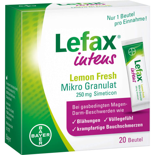 Lefax Intens LEM FRE 250 mg (20 St.)