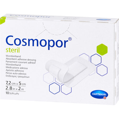 Cosmopor Steril 7.2X5cm (10 stk.)