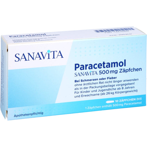 Paracetamol Sanavita 500 mg (10 stk.)