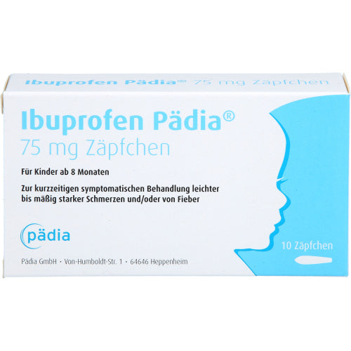 Ibuprofen Paedia 75 mg SUP (10 stk.)