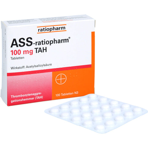 ASS Ratiopharm 100 mg TAH (100 stk.)