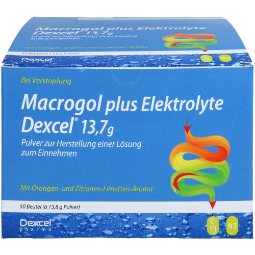 Macrogol Plus Elektrolyte Dexcel 13,7 G Plv (50 St.ck)
