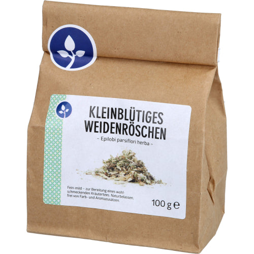 Kleinblütiges Weidenröschen Tee wird auf Dänisch als "Lilleblomstret pileurt te" übersetzt. (100 g)