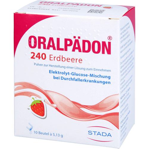 Oralpaedon 240 Erdbeer BTL (10 Stk.)