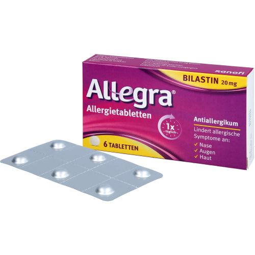 Allegra allergitabletter 20 mg (6 stk.)