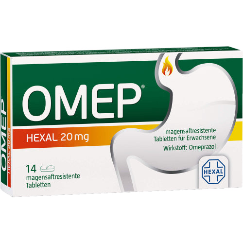 Omeprazol Hexal 20 mg magtarmtabletter (14 stk.ück)