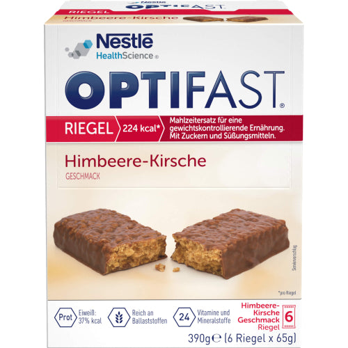 Optifast Riegel Himbeere KI (6X65 g)