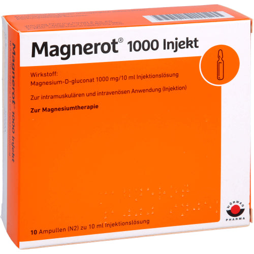 Magnerot 1000 Injekt (10X10 ml)