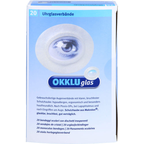 Okkluglas Uhrglasverband (20 stk.)