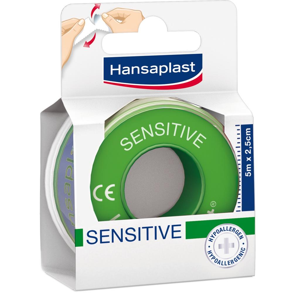 Hansaplast Fixierpflaster Sensitive 5mx2.5cm (1 Stück)