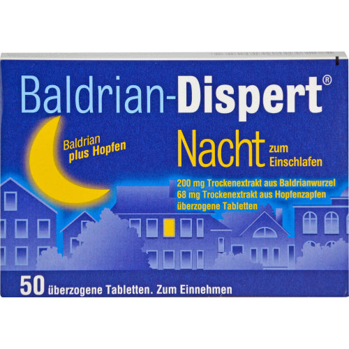 Baldrian Dispert Nacht Z E (50 stk.)