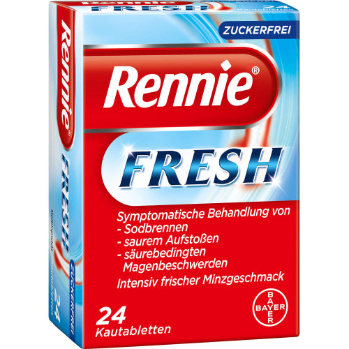 Rennie Fresh Kautabletten (24 Stück)