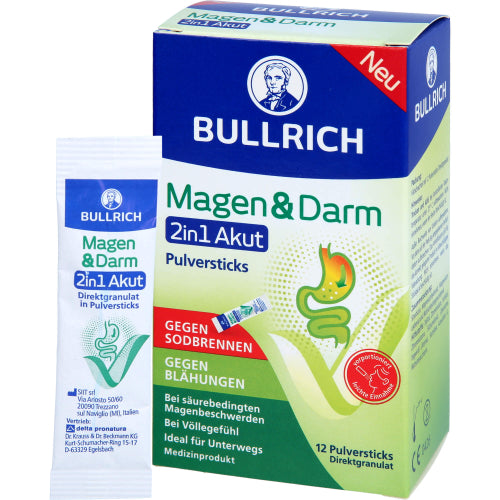 Bullrich Mave Og Tarm 2in1 Akut (12 Stk.)