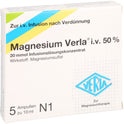 Magnesium Verla IV 50% INF (5 stk.)