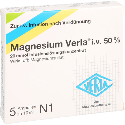 Magnesium Verla IV 50% INF (5 stk.)