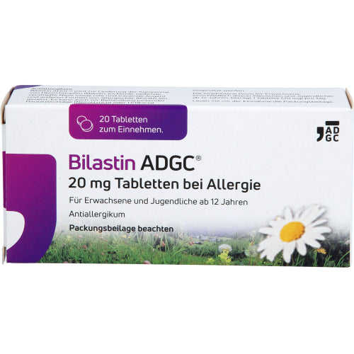 Bilastin Adgc 20 Mg Tabletter ved allergi (20 stk.ück)