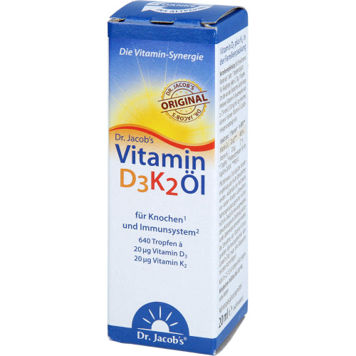 Vitamin D3K2 ÖL DR Jacobs (20 ml)