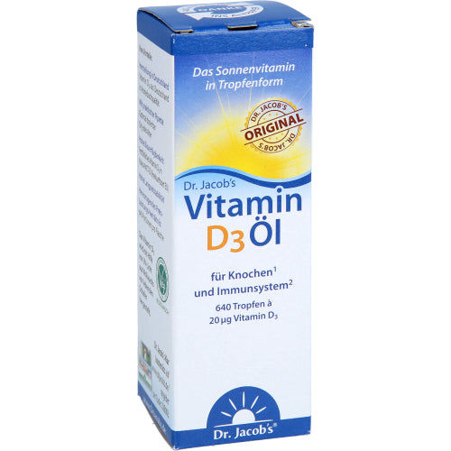 Vitamin D3 Öl Dr. Jacob's (20 ml)