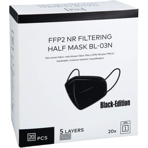 Blnk BL-03N FFP2 Schwarz (20 Stk.)