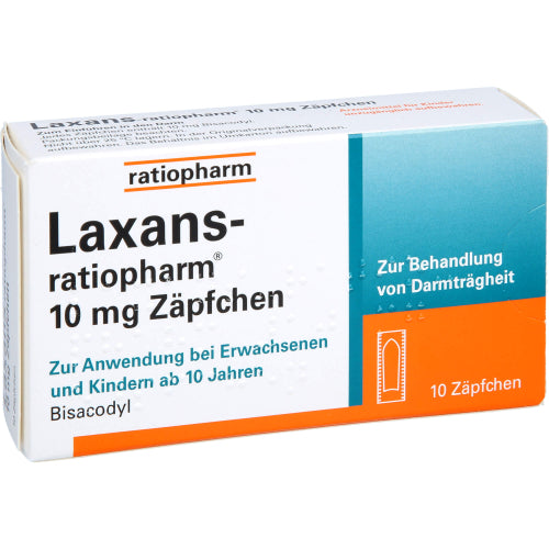 Laxans-Ratiopharm 10 mg Zäpfchen (10 Stück)