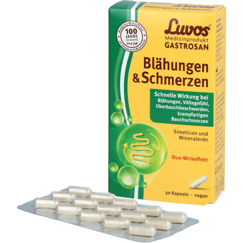 Luvos Gastrosan oppustethed og smerter (30 stk.ück)