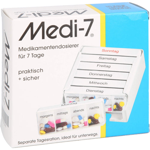 Medi 7 Medikamenten-Dosierbox 7T (1 Stk.)