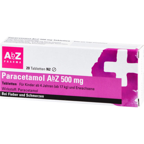 Paracetamol ABZ 500mg Tabl (20 stk.)